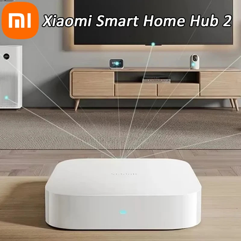 Xiaomi Smart Home Hub 2 Dual Wi-Fi 5G RJ45 Port Bluetooth Mesh Zigbee 3.0 Mijia Intelligent Hub Wired Network Mijia Gateway