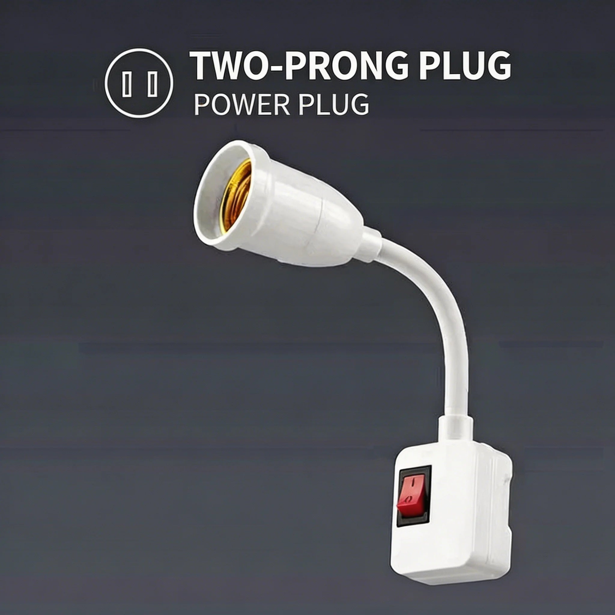 Plug-in LED Night Light With Switch Super Bright Energy Saving Socket Lamp Bedroom Bedside Wall Home Indoor Lighting