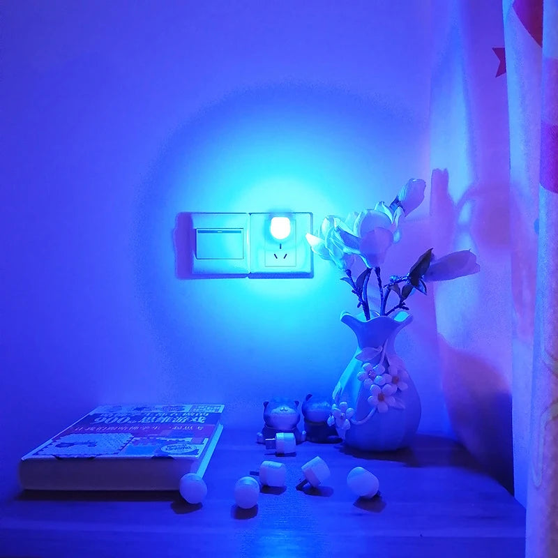 1Pcs/3Pcs Mini USB Night Light Eye Protection Book Reading Light USB Plug Power Charging LED Night Lamp Colorful Light for Party