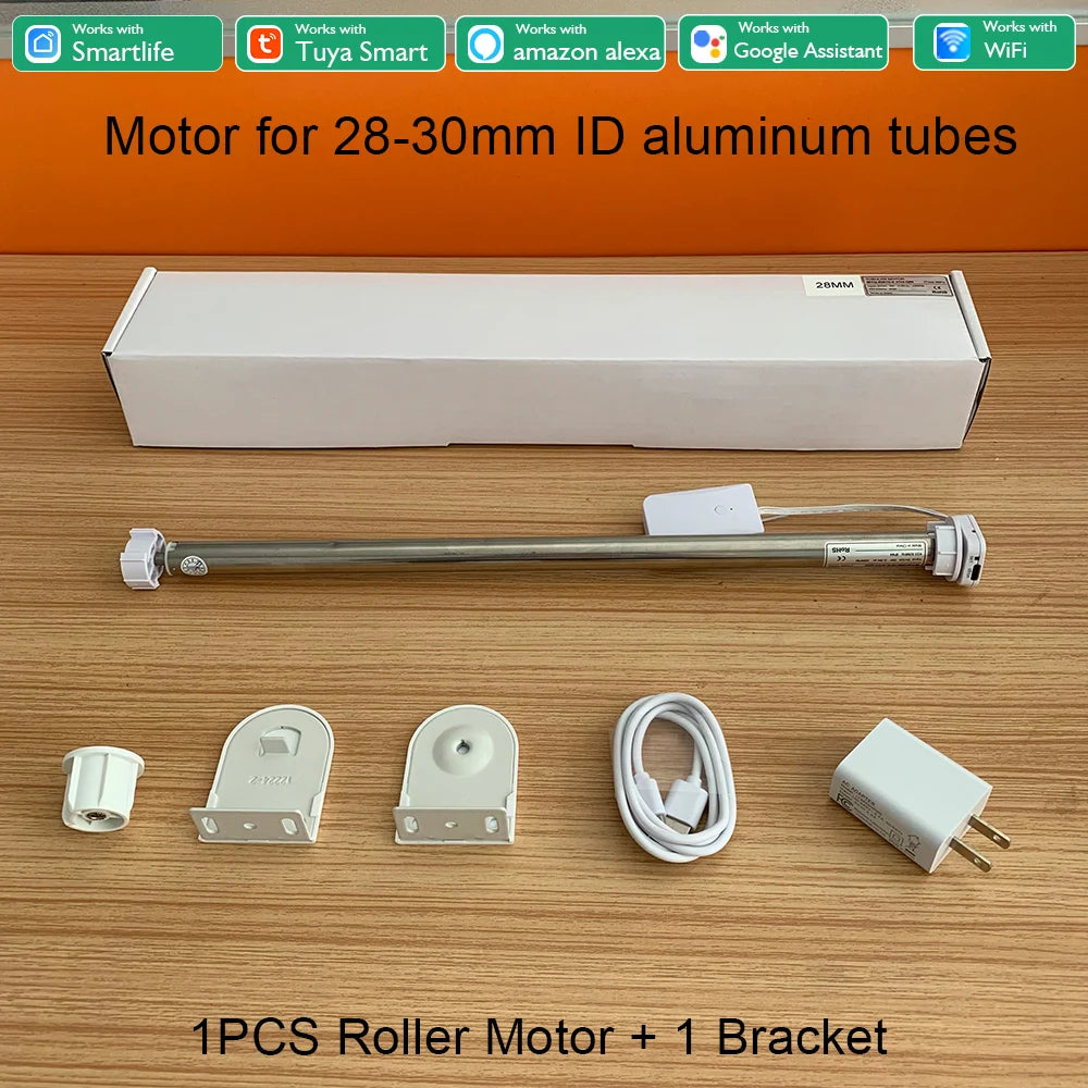 DC5V Wired Tuya Wifi Shutter Motor Blind Electric Smart Curtains For Roller Curtain Suitable For 20 25 28mm Blind Tube Alexa