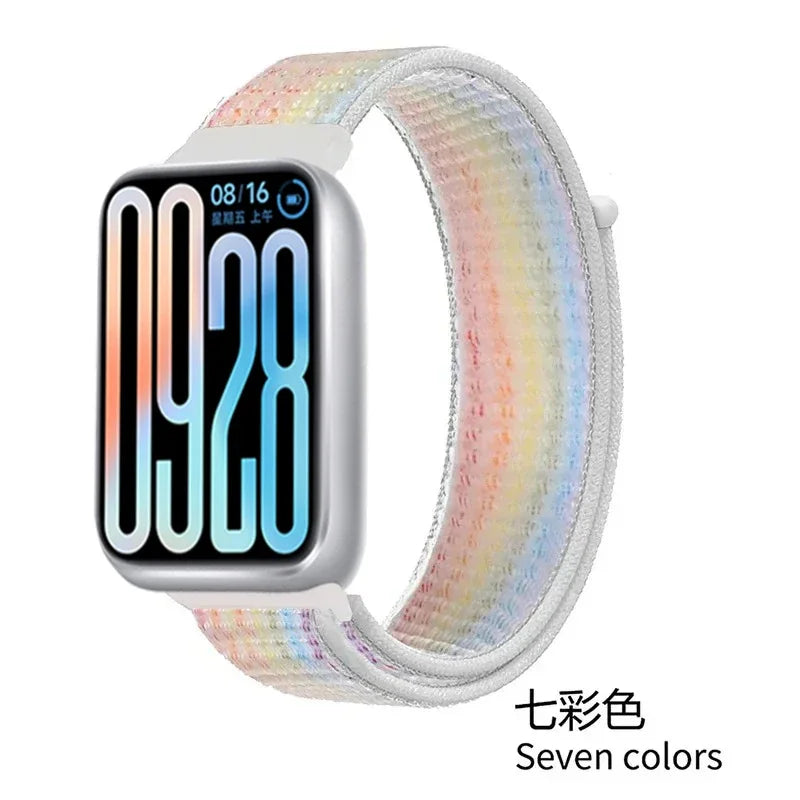 Nylon Strap for Xiaomi Mi Band 8 Pro/9 Pro/10 Pro Bracelet Smart Watch Replacement comfortable Wristband for Redmi Watch 4 5 6