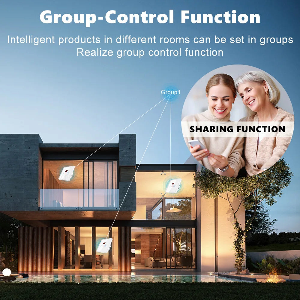 Tuya EU US WiFi/zigbee Smart Water Heater Boiler Switch With Power Monitor Smart Life Control Works With Alexa Alice Google Home