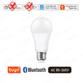 Tuya E27 Led Bulb Bluetooth WiFi Smart Led Lamp App Control 15W RGB C+W Led Light Bulbs Works With Amazon Alexa Google Assistant