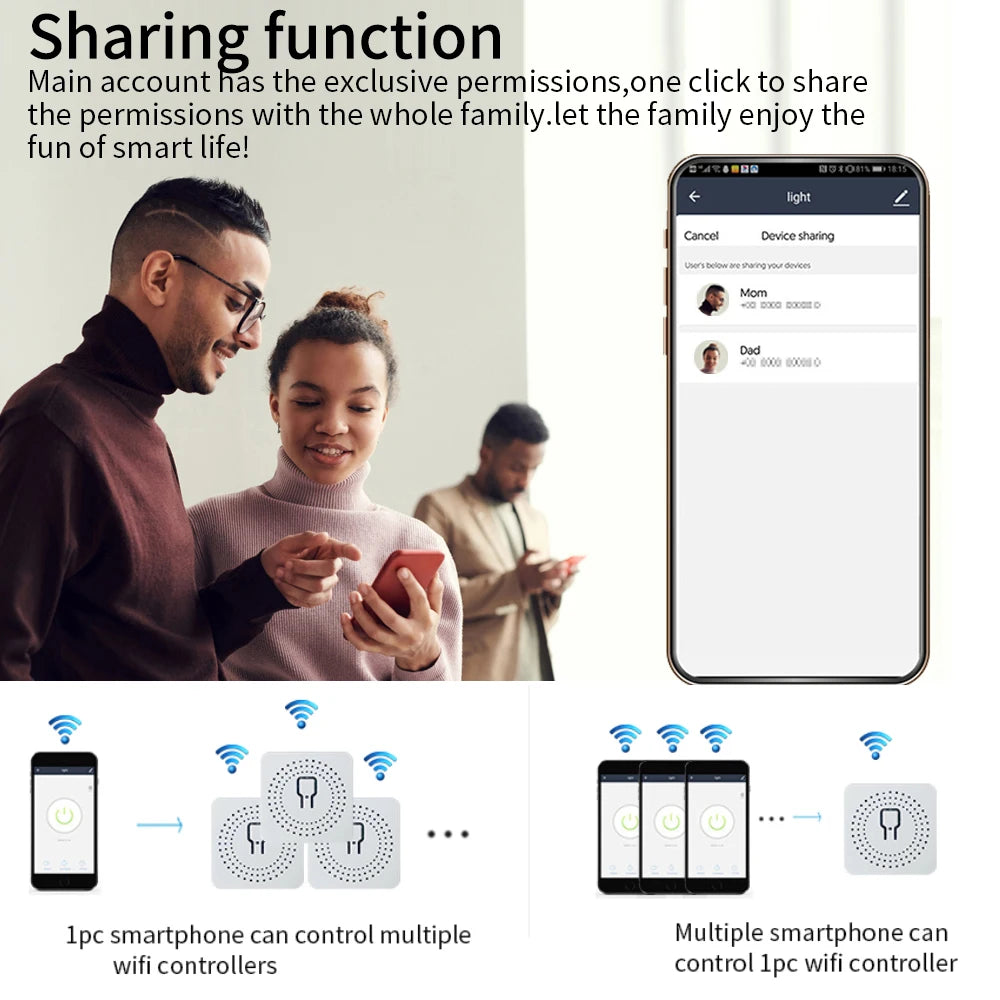 16A WiFi Smart Switch Circuit Breaker with Timer, CozyLife APP Control, Works with Alexa & Google Home Voice Control