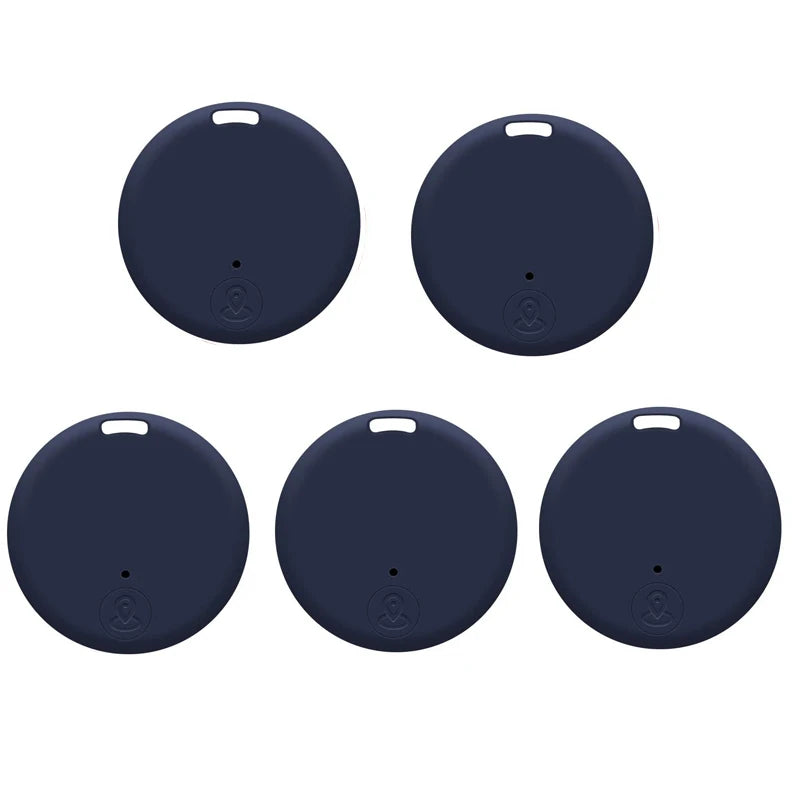 5pcs Mini GPS Locator Anti-Lost Alarm Wallet Keychain Smart Tag Bluetooth Tracer Keychain Luggage Tracker Key Finder Accessories