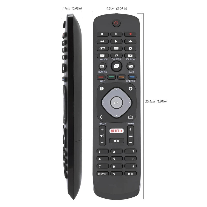 Universal Remote Control Netflix Buttons for Philips LCD LED Smart TV Replacement