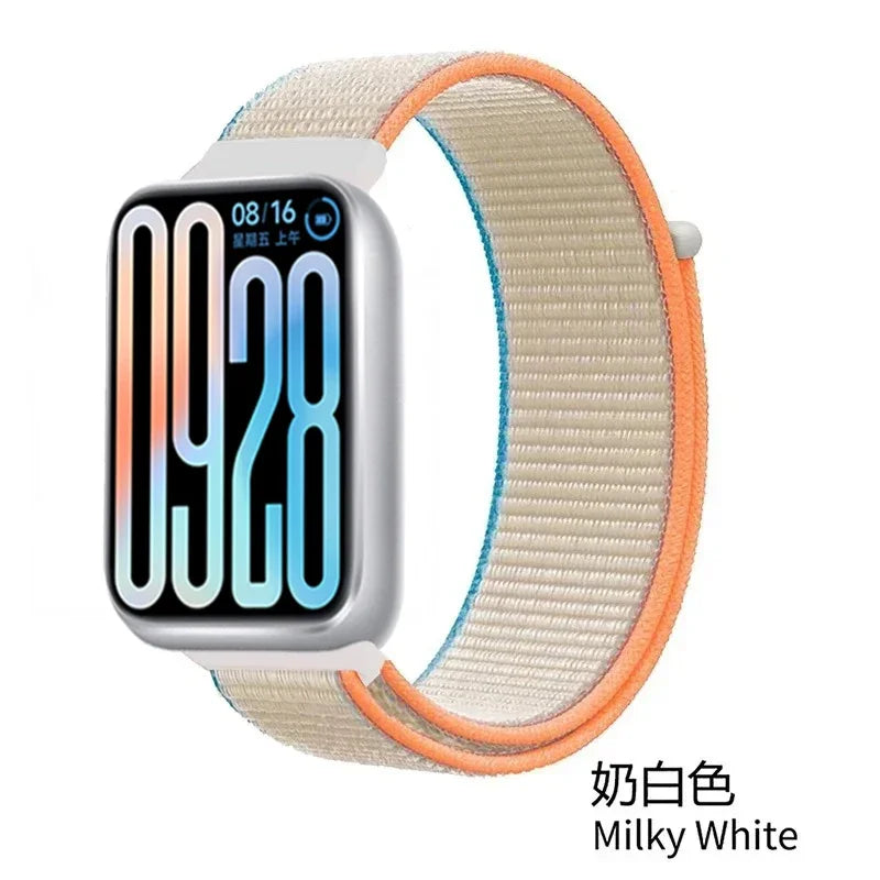 Nylon Strap for Xiaomi Mi Band 8 Pro/9 Pro/10 Pro Bracelet Smart Watch Replacement comfortable Wristband for Redmi Watch 4 5 6