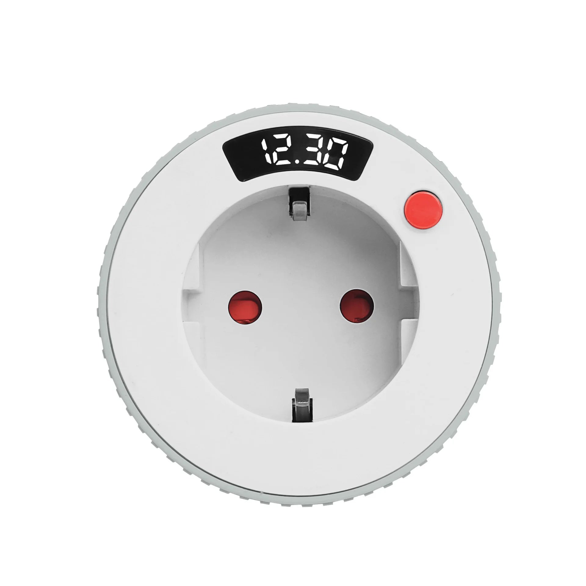 EU plug Digital Countdown Timer, Timer Socket with Integrated LED Display, 1 Min-24H Countdown Timer 16A 3680 W for Heaters