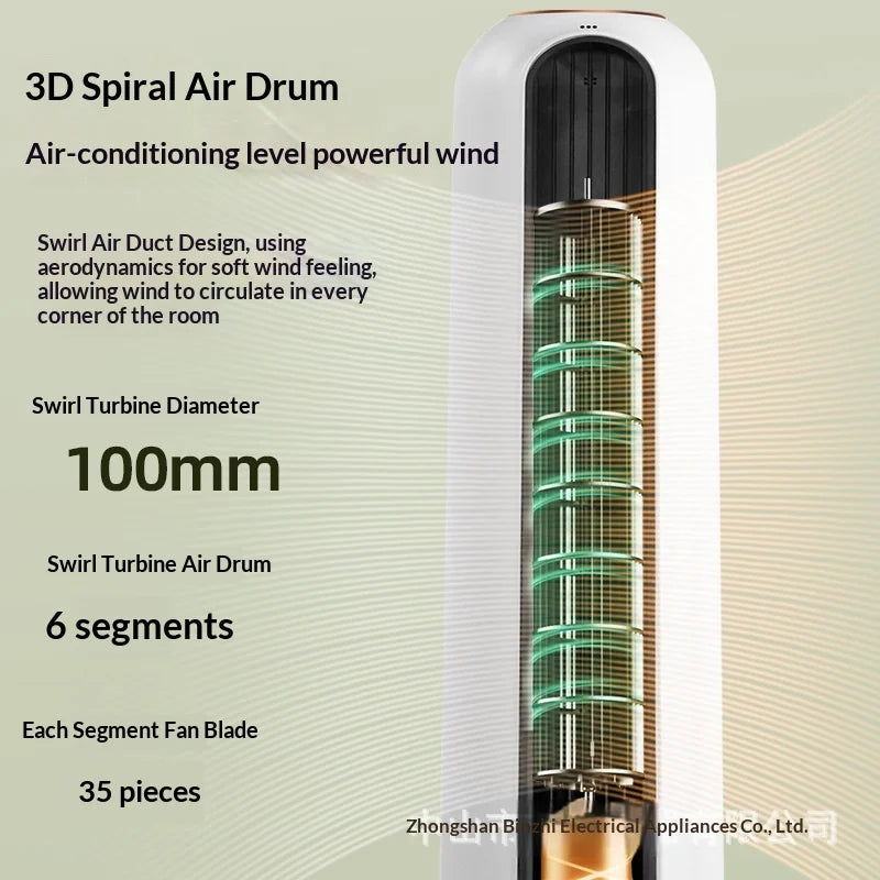 Tower Fan with Air Cooler and Smart Voice Function for Home Use Cooling Fan