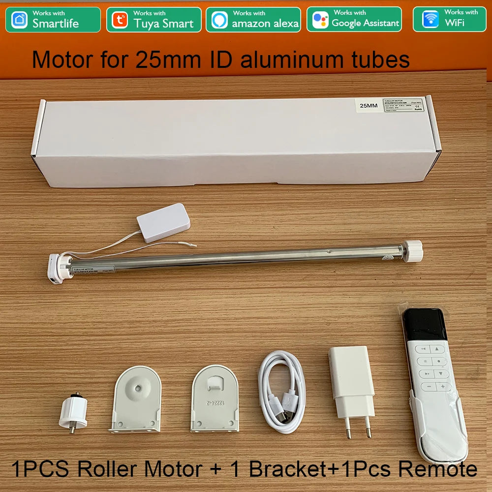 DC5V Wired Tuya Wifi Shutter Motor Blind Electric Smart Curtains For Roller Curtain Suitable For 20 25 28mm Blind Tube Alexa