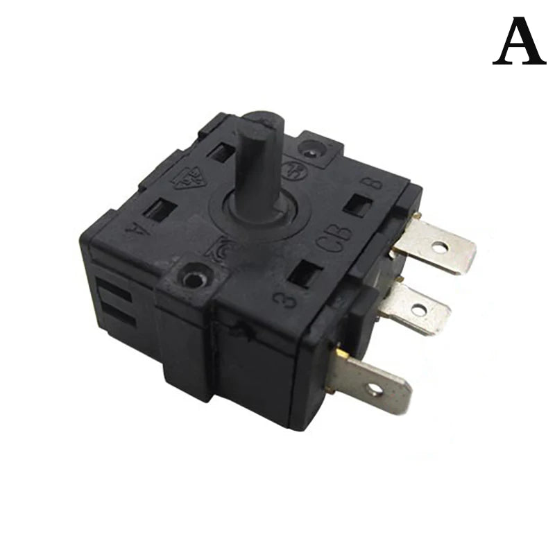 1Pcs 3/5 Pin 2/4 Position Rotary Switch Selector AC 250V 16A Radiator For Electric Room Heater