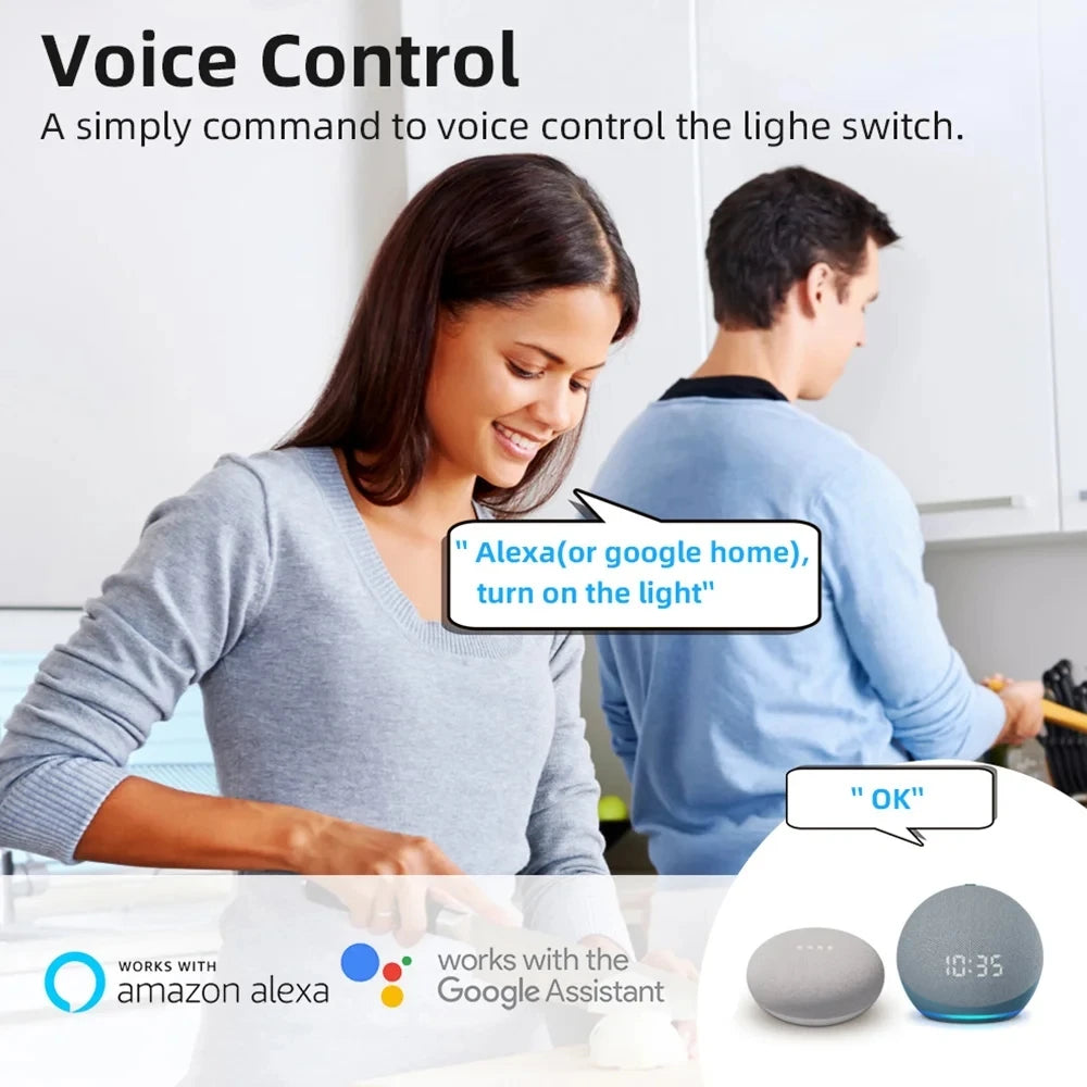Mini Wifi Smart Switch 2 Way Control works with Tuya app 16A Switches Alexa Yandex Alice Smart Google Home APP Voice Control