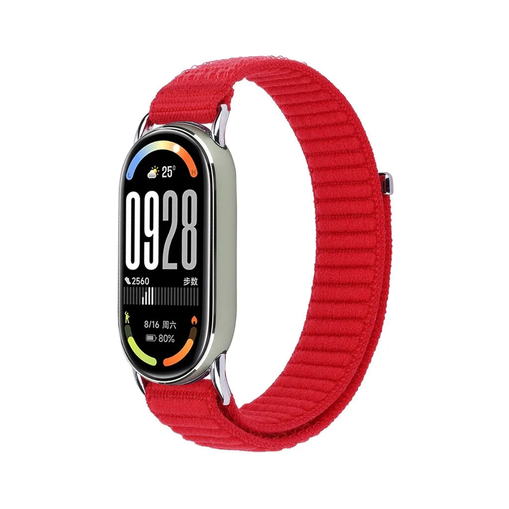 Braided Strap for Mi Band 10 9 8 Woven Bracelet Nylon Wristband Accessories for Xiaomi Smart Band 10 9 8 eramic Edition