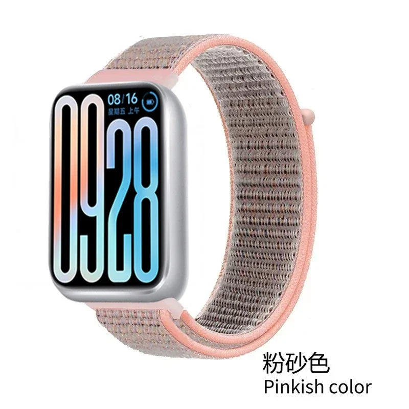 Nylon Strap for Xiaomi Mi Band 8 Pro/9 Pro/10 Pro Bracelet Smart Watch Replacement comfortable Wristband for Redmi Watch 4 5 6