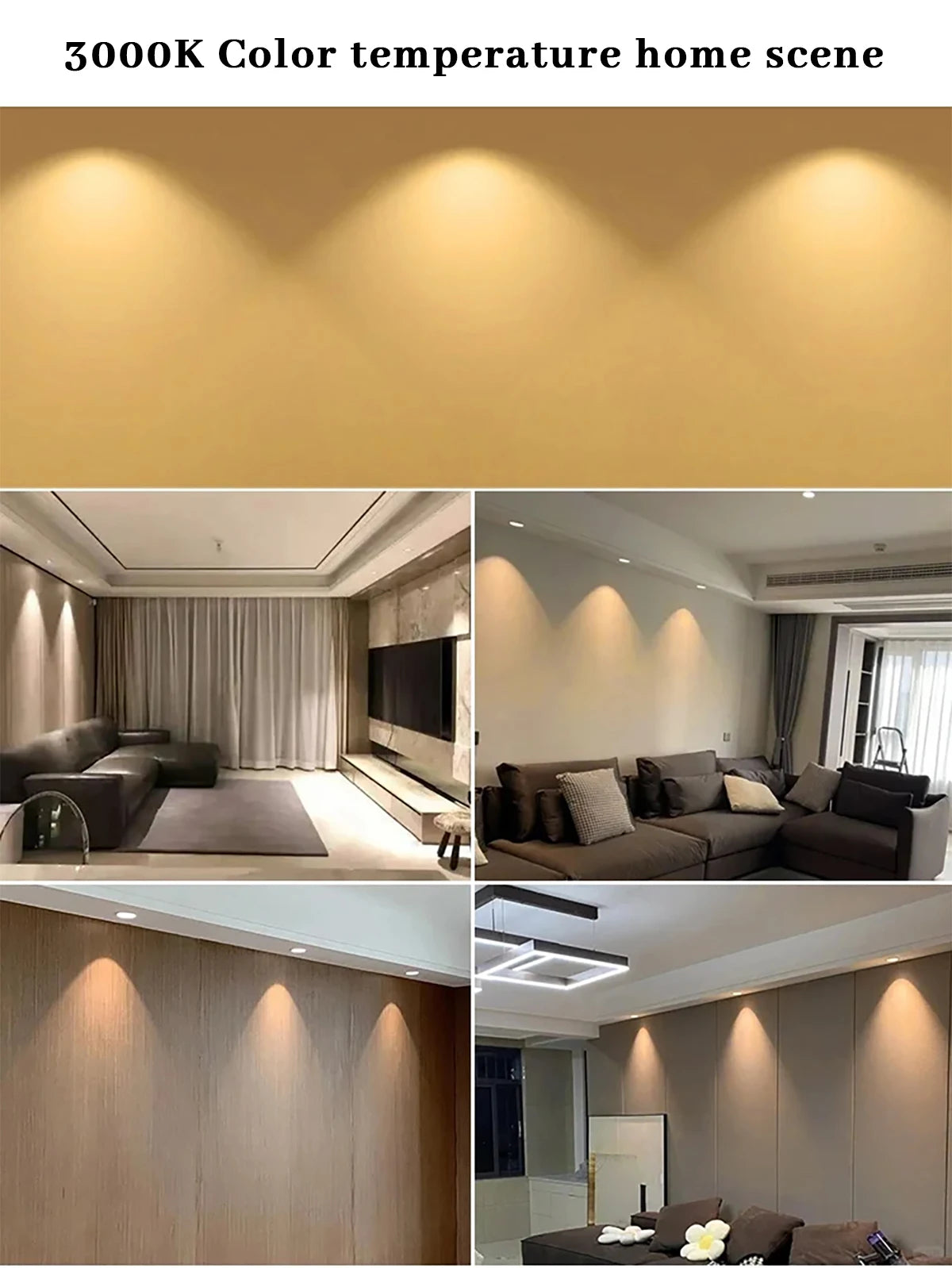 5/8/10/12pcs Dimmable GU10 Led Spotlight 220V Warm light 3000K 4000K 6000K Dimming Bulb Replace 50W halogen lamp home derection