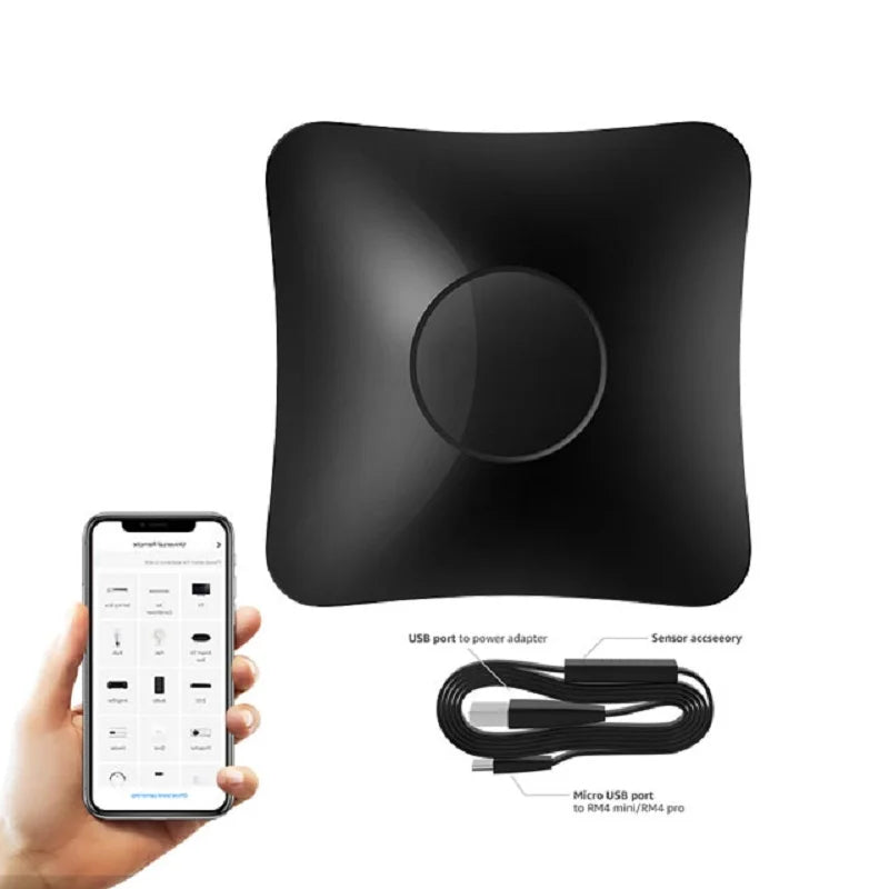 Broadlink RM4 pro IR RF HTS2 sensor accessory wifi UNIVERSAL REMOTE Smart Home Automation works with Alexa and Google Home