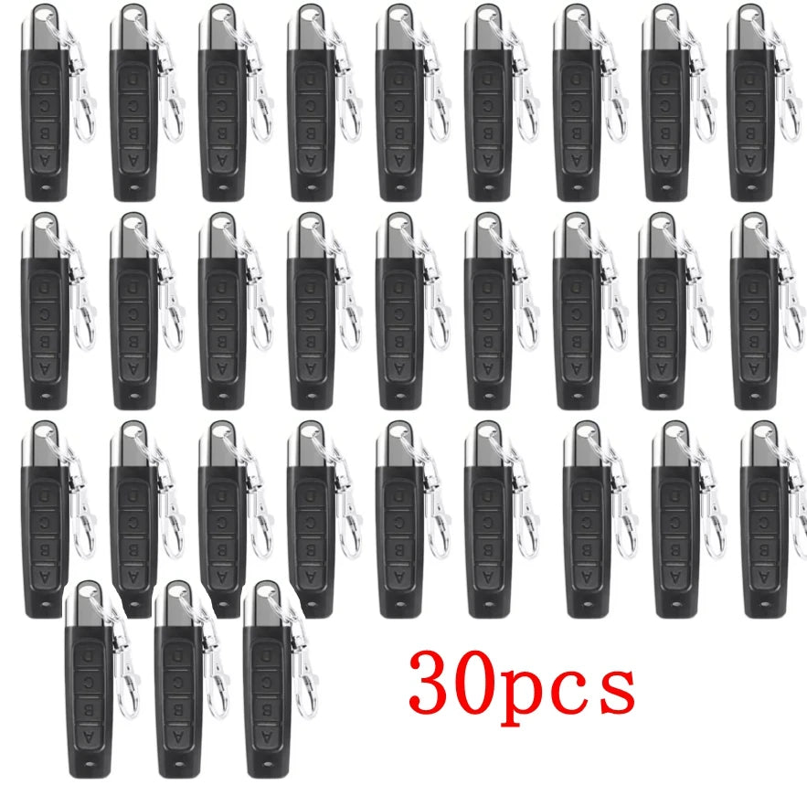 1-50PCS 433mhz Remote Control Duplicator Universal Remote key Copy Clone Replacement Garage Door Keychain RF 433Mhz Transmitter