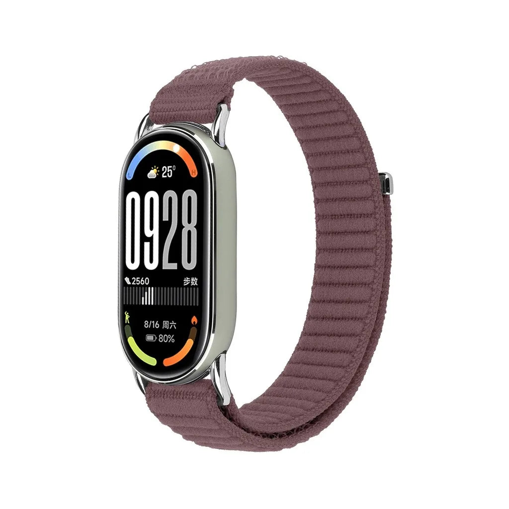 Braided Strap for Mi Band 10 9 8 Woven Bracelet Nylon Wristband Accessories for Xiaomi Smart Band 10 9 8 eramic Edition
