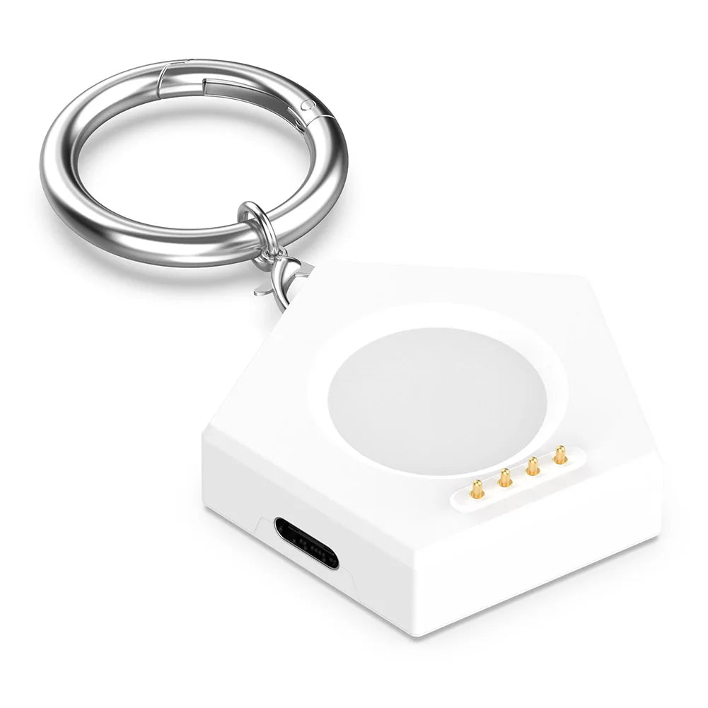 Magnetic Charger Watch Charger with Keychain Type-C/Micro Port for Oneplus Watch2 OPPO Watch X/4pro/3 Pro/3/2/SE Watch Charger