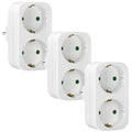 2-in-1 portable travel adapter plug socket adapter, high flame-retardant material travel household expansion socket