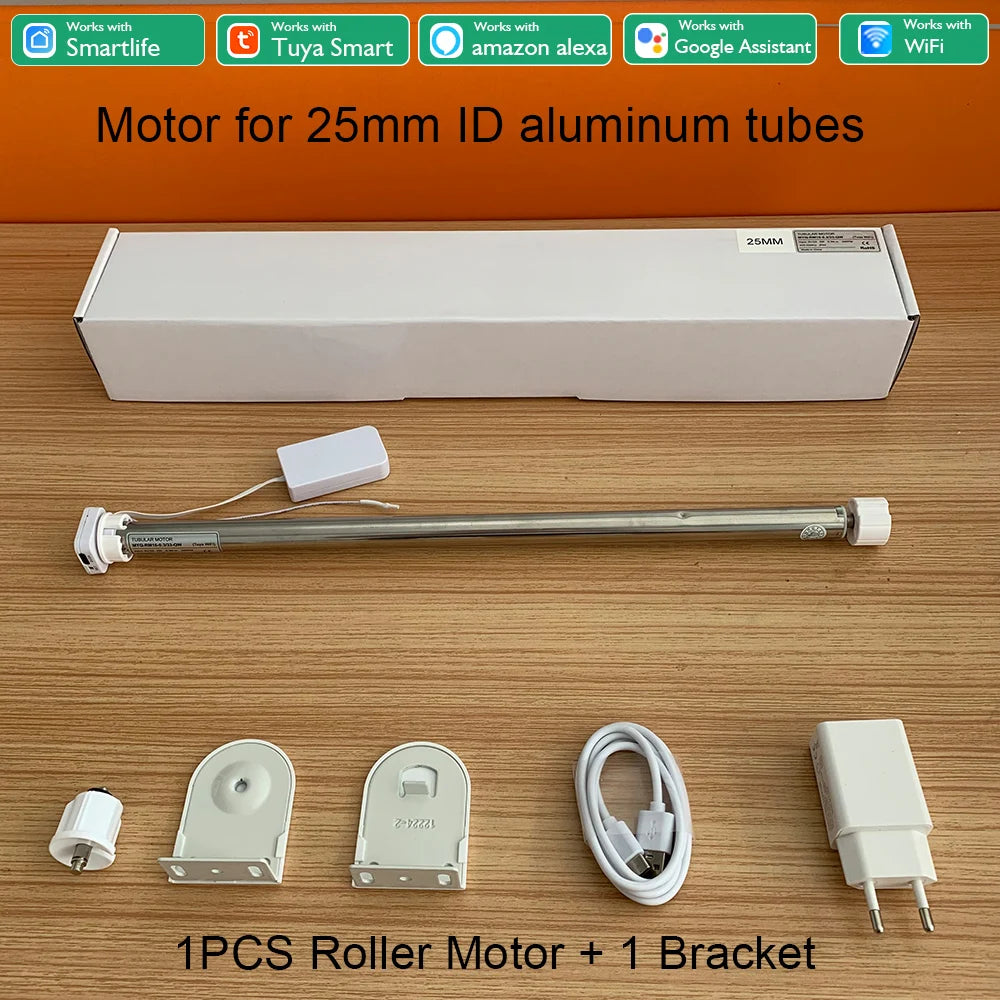 DC5V Wired Tuya Wifi Shutter Motor Blind Electric Smart Curtains For Roller Curtain Suitable For 20 25 28mm Blind Tube Alexa