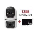 YOOSEE 8MP Indoor Smart WiFi Camera Dual Lens IP Camera Color Night Vision Two-Way Audio Security CCTV Surveillance Baby Monitor