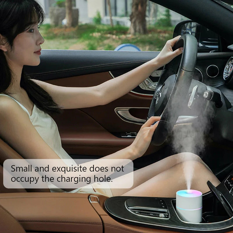 Wireless Portable Air Humidifier USB Rechargeable  Home Car Mini Aroma Diffuser Colorful Essential Oil humidificador Mist Maker