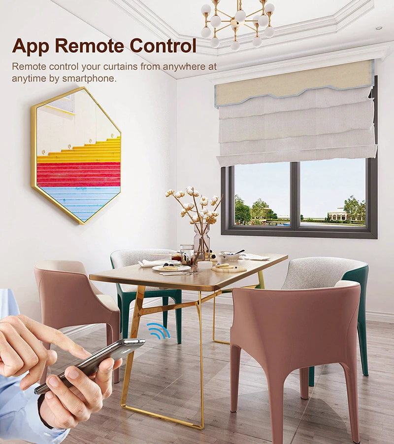 Tuya Curtain Motor Smart Switch ZigBee WiFi RF433 3 Options Roller Blinds Shutter Motor Switch Controller Voice for Alexa Google