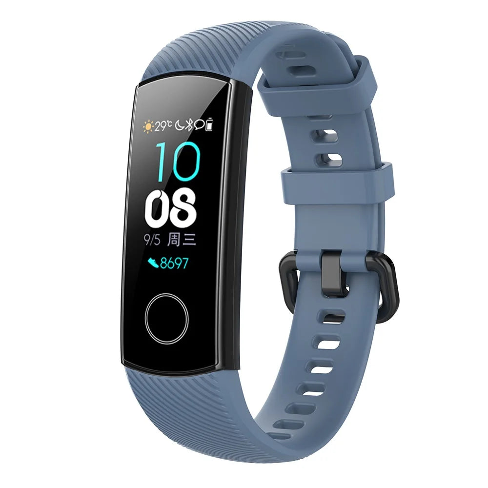 Silicone Wrist Strap For Honor Band 4 5 Smart Accessories Replacement Wristbands Strap For Honor Band 5 Bracelet