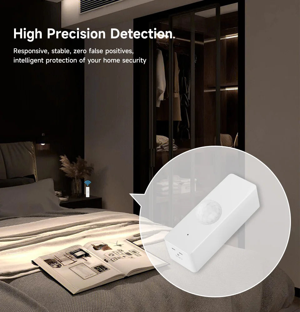 Tuya Smart Home WiFi Zigbee PIR Motion Sensor Infrared Detector Security Alarm APP Notification Works With Alexa Google