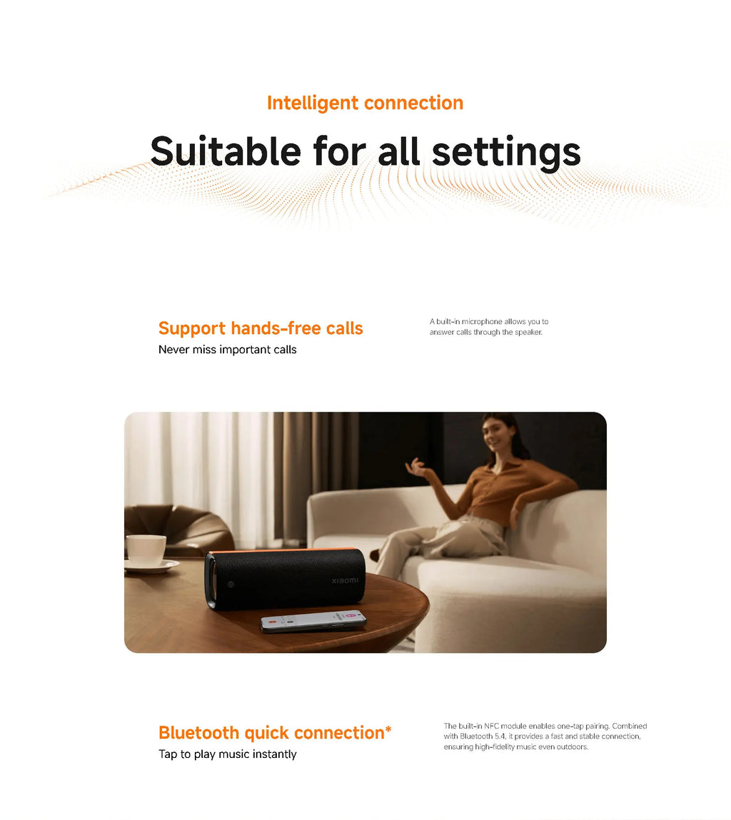 Xiaomi Sound Party Wireless Bluetooth Speaker - Portable Smart Home Audio System with Powerful Bass And Long Battery Life