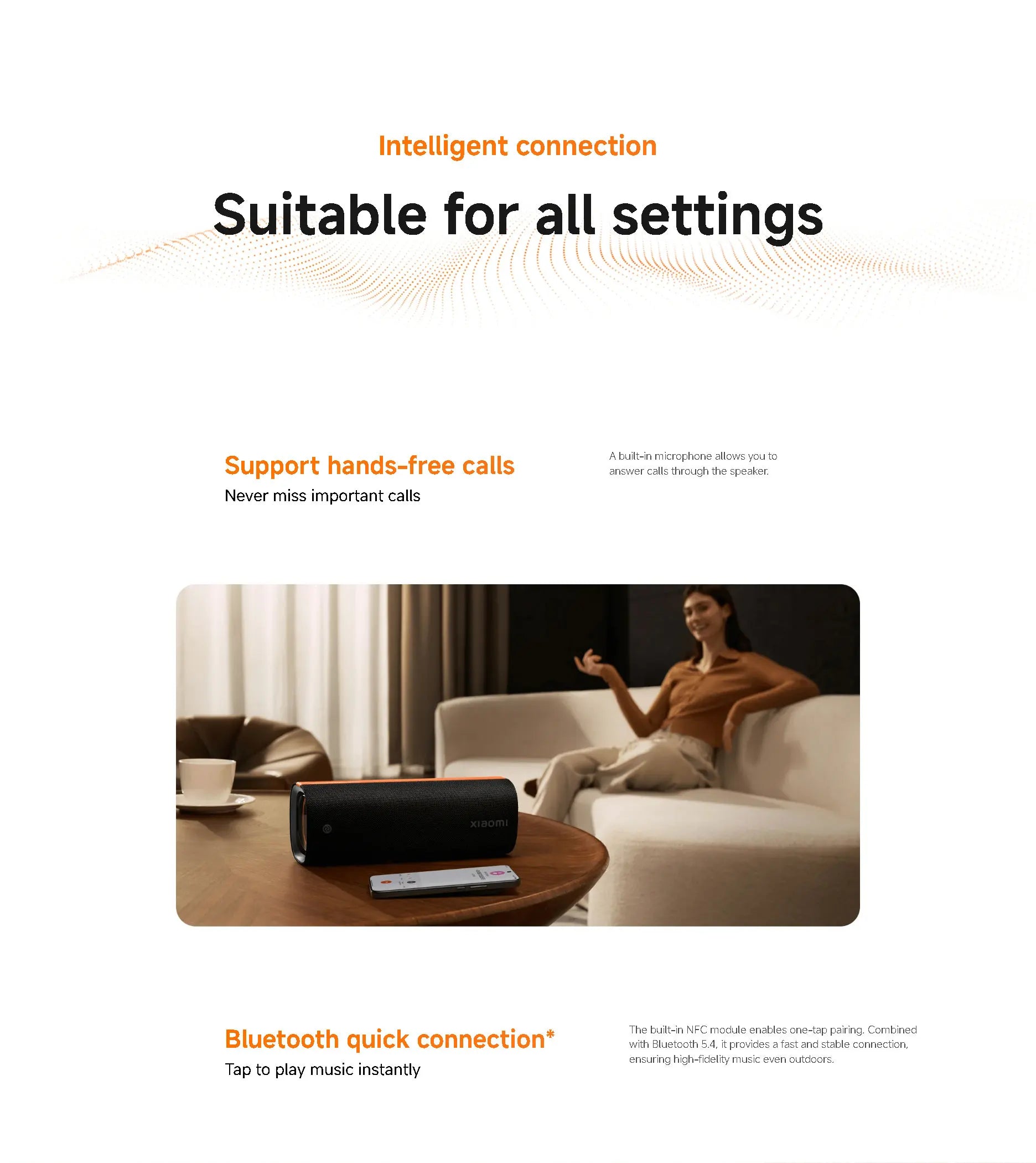 Xiaomi Sound Party Wireless Bluetooth Speaker - Portable Smart Home Audio System with Powerful Bass And Long Battery Life