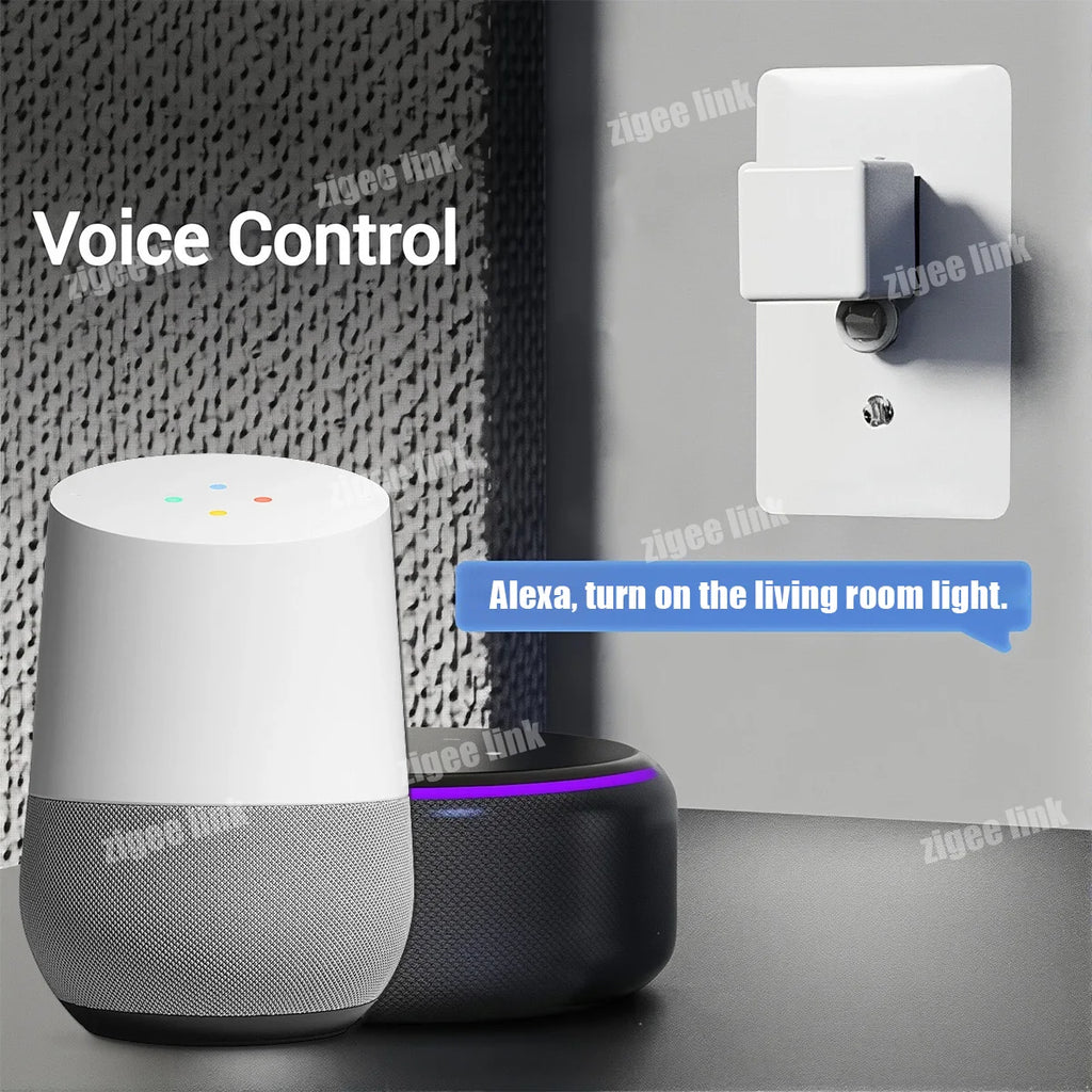 Tuya Bluetooth Smart Fingerbot Plus Switch Button Pusher Smart Life Switch Timer Voice Control Works With Alexa Google Home
