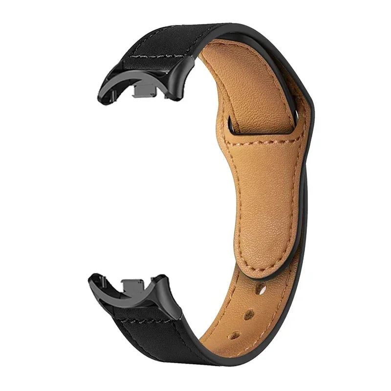 Watch Strap for Xiaomi Smart Band 10 9 Leather Watchband Correas for Xiaomi Mi Band 9 Bracelets Belt for Xiaomi Band 8 Wristband