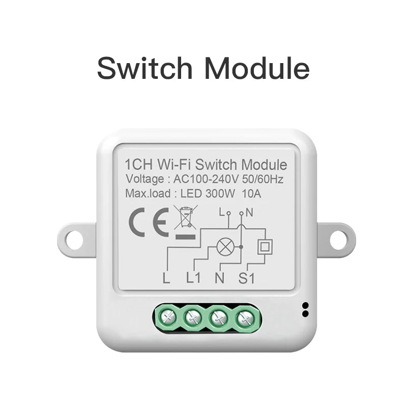 Matter Tuya WiFi Zigbee Mini Curtain Switch Interrupter Roller Shutters Smart Blind Breaker Module Work with  Alexa Google Home