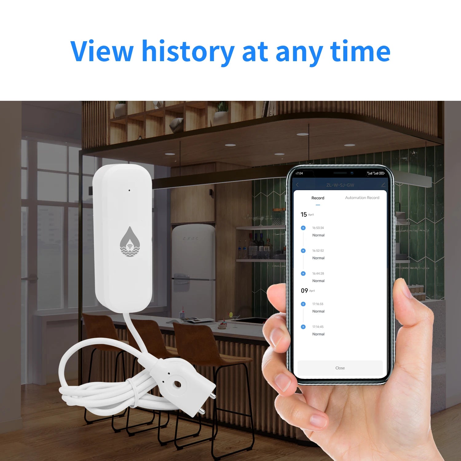 WIFI/Zigbee Water Level Leak Detector Alarm Sensor Smart Home Security System Protection Tuya APP Remote Control