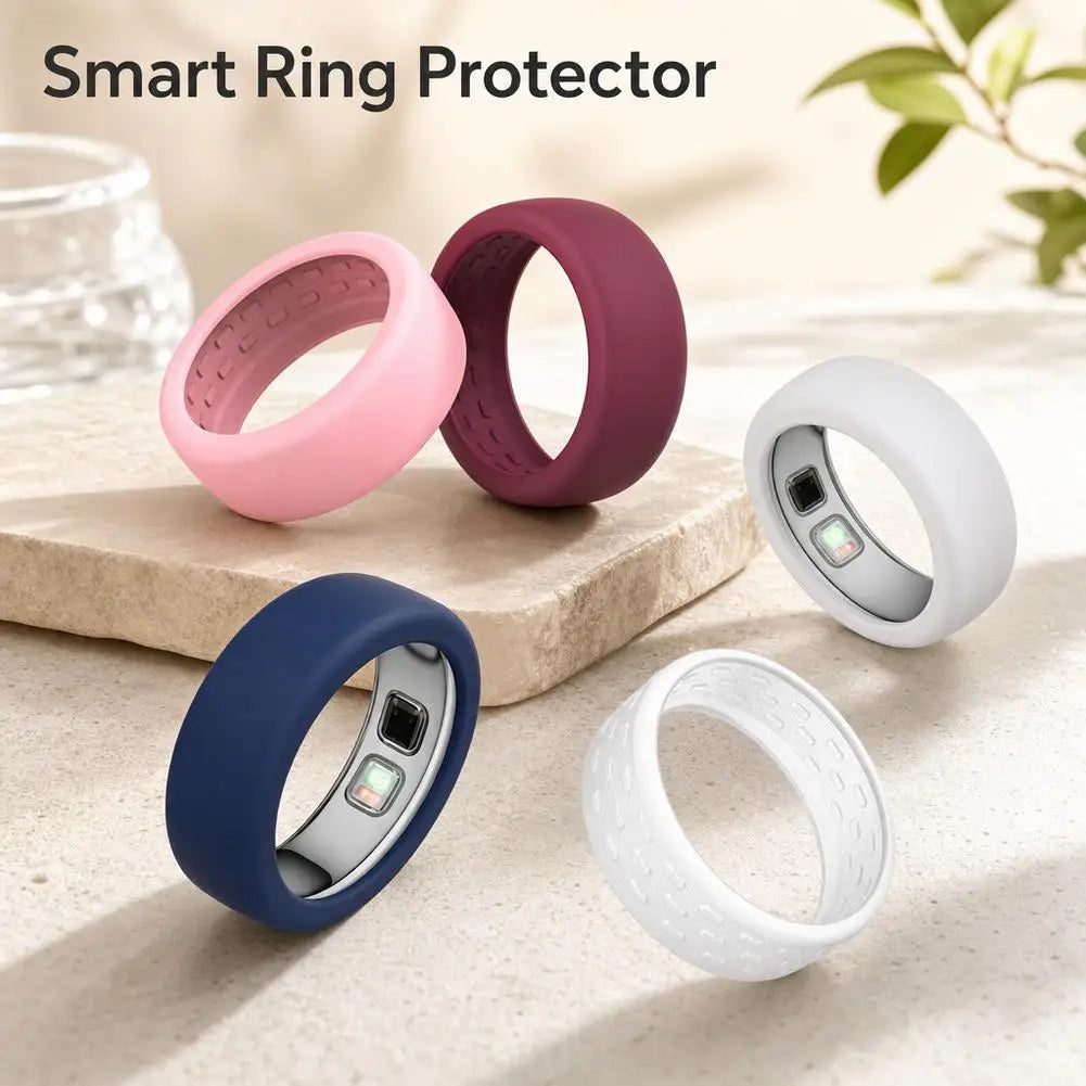 Silicone Ring Cover for Oura Ring 5 4th Generation Protective Case Compatible with Samsung Smart Ring