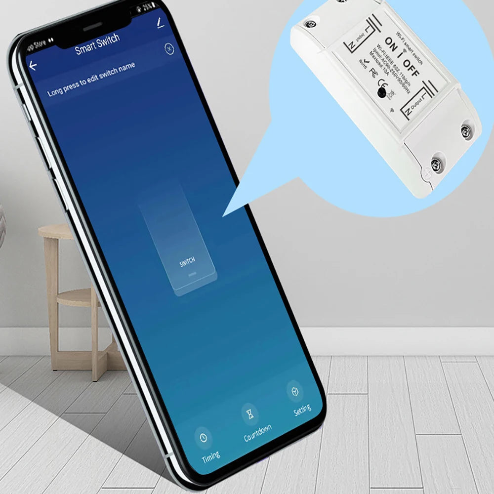 Basic WiFi Switch Relay Module DIY MINI Home Switch SmartLife APP Wireless Voice Remote Control Timer Switch Alexa