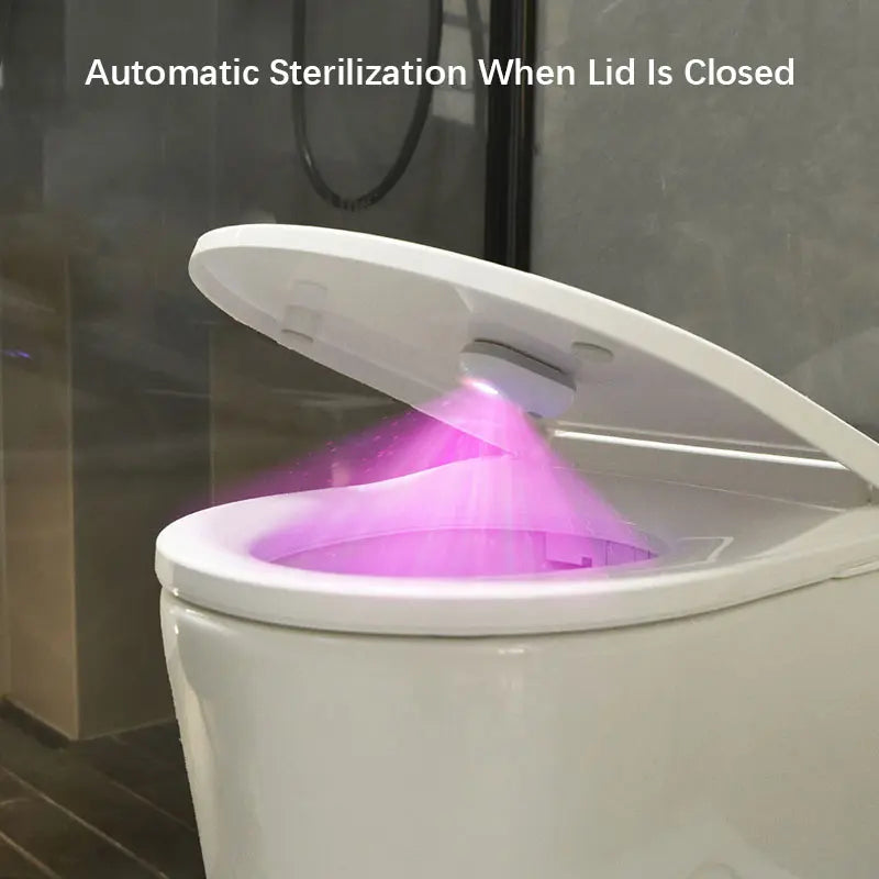 2 in 1 Toilet Sensor Light with UV Sterilization ，3 brightness levels ，120° Sensing Angle for  Home Toilet Use