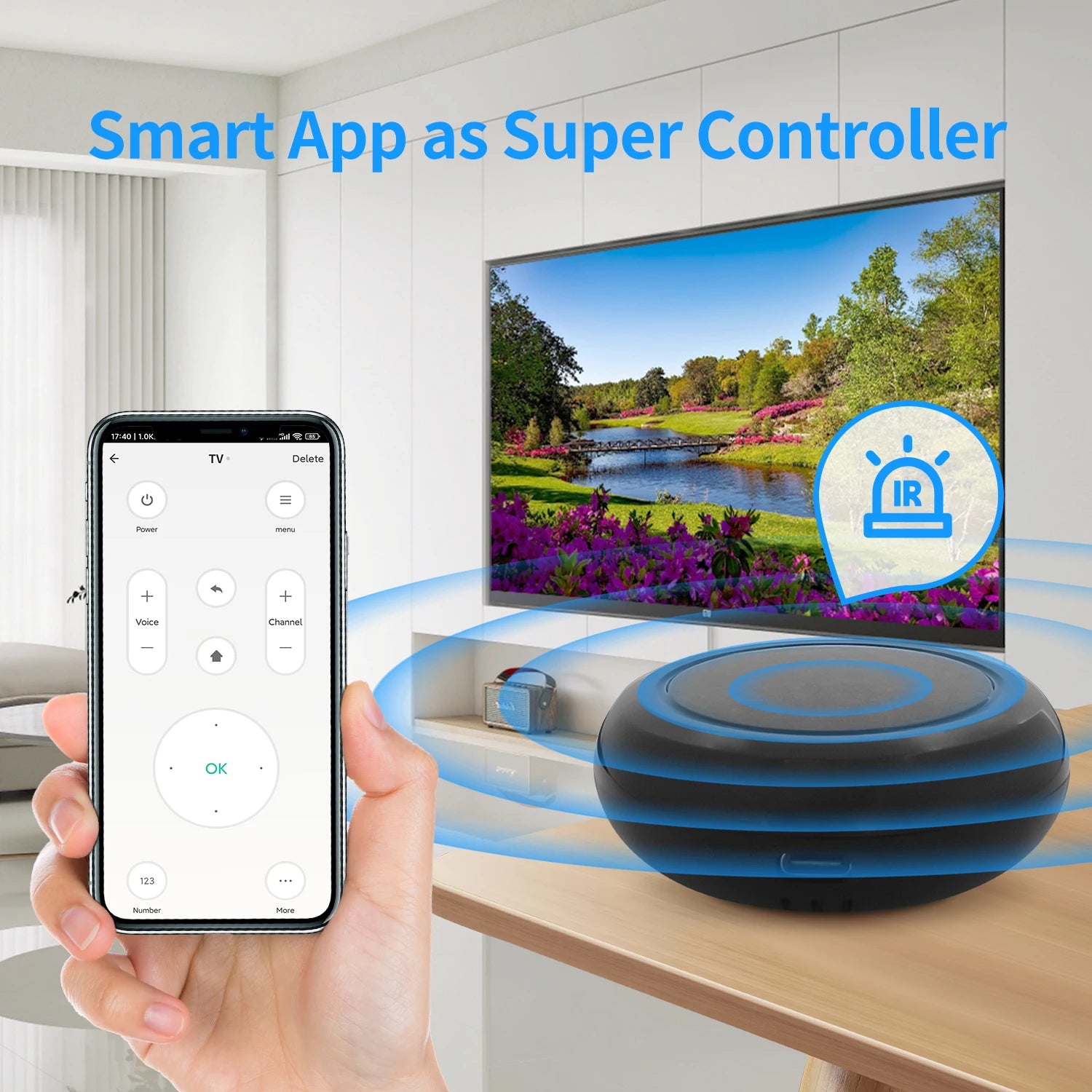 WiFi Smart IR Remote Controller Tuya Control Panel Smart Life Products Voice Control Intelligent Home Automation System