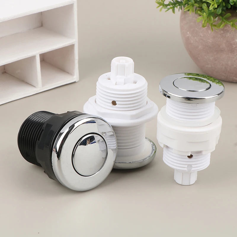1Pcs 28/32/34mm Pneumatic Switch On Off Push Button For Bathtub Spa Waste Garbage Disposal Whirlpool