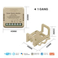 MOES Star Ring Series Mini Tuya WiFi/Zigbee Smart Switch DIY Module Light Switch 1/2 Gang Remote Control Work Alexa Google Home