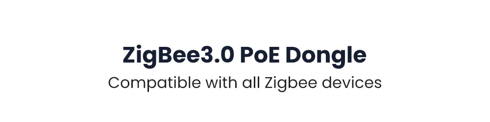 Zigbee 3.0/Thread POE Smart Dongle Gateway High-Performance Chipset Web-Based Management Interface Support Ethernet,Wi-Fi,USB