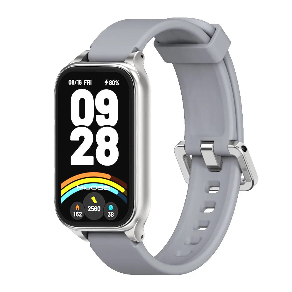 Strap for xiaomi Mi band 9 Active Bracelet Global Version Silicone Waterproof Wristband Mi Smart Band 9 Active Strap