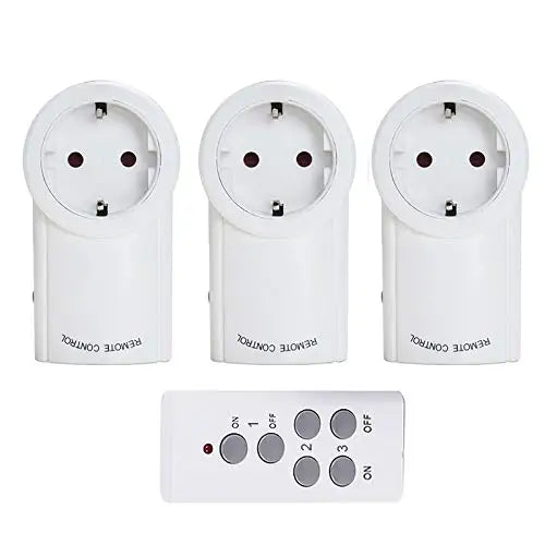 Wireless Smart Remote Control Power Outlet Light Switch Plug Socket Power Outlet Socket EU Plug with Remote Control