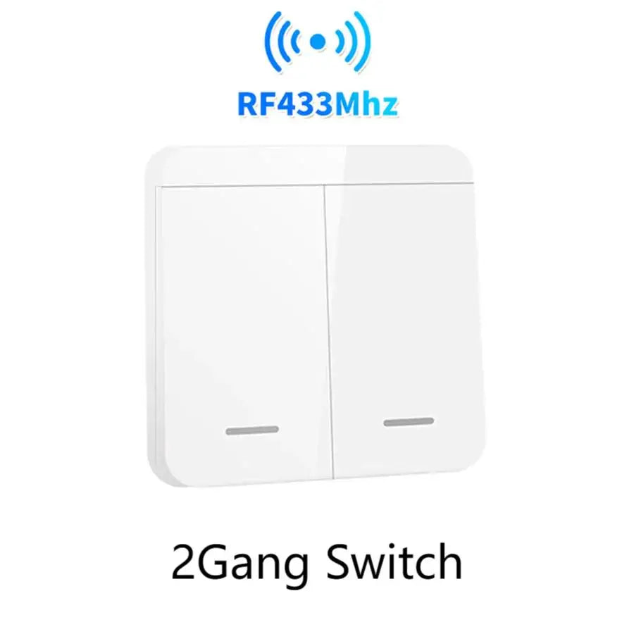 RF433Mhz Wireless Remote Control 12V ON OFF Switch Module Home Garage Door Light Switch 220V 110V 10A Breaker Wall Switch Sets
