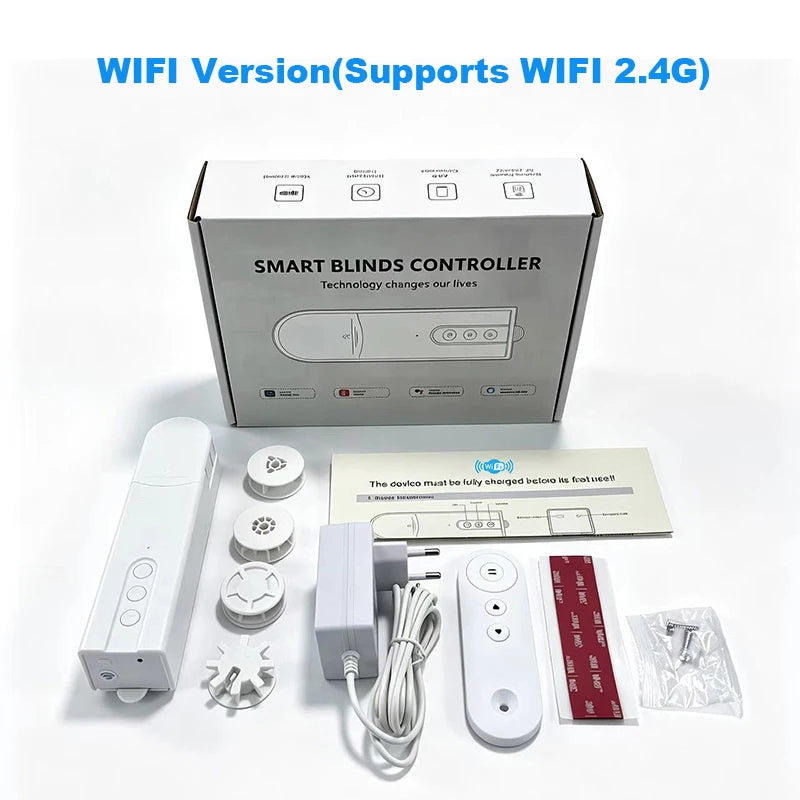 WiFi Smart Curtain Motor, Zigbee Electric Roller Blinds Driver, Works with Smart Life APP