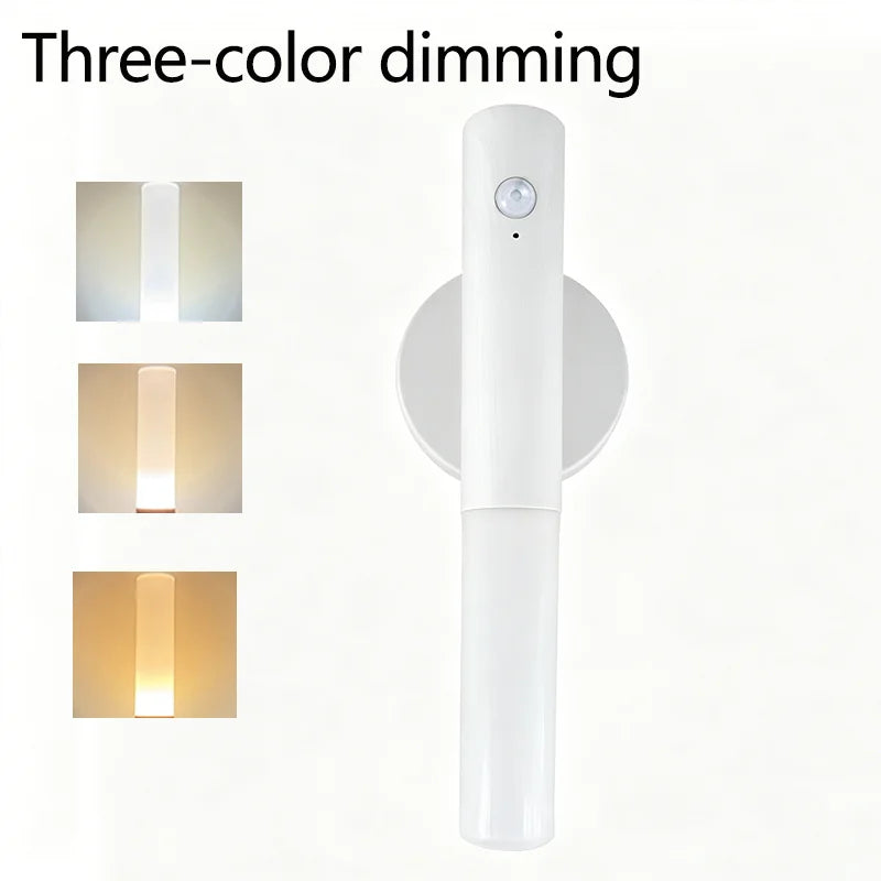 LED Night Light USB Charging Intelligent Human Induction For Bedside Cabinet Home Wardrobe Lighting Motion Sensor Light Led Lamp