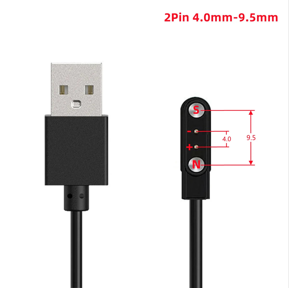 2Pin 4Pin 5Pin Magnetic Charging Cable USB Dock Charger Power Adapter For Smart Watch Juicer Thermo Cup Earphones Beauty Devices