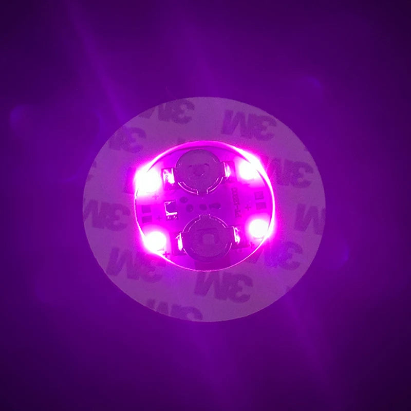 10pcs LED Light Coaster Illuminated Wine Bottle Stickers Illuminated Wine Bottle Mat Drinking Club Bars Party Decor Light